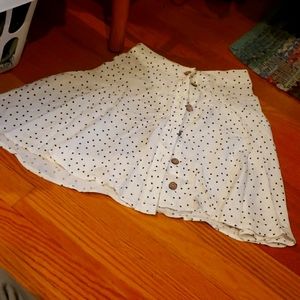 Polka Dot Mini Skirt